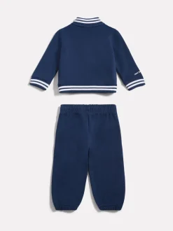 New Balance Ensemble haut en entonnoir zippé en double maille et Survêtement