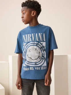 Nirvana bleu indigo - T-shirt pour groupe (3-16ans)