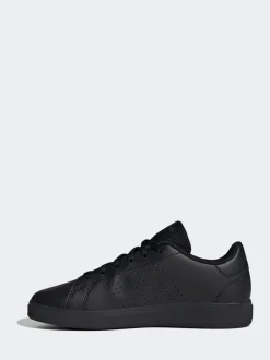 Noir - adidas Advantage Base 2.0 Baskets Dentelle Junior