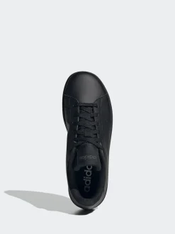 Noir - adidas Advantage Base 2.0 Baskets Dentelle Junior