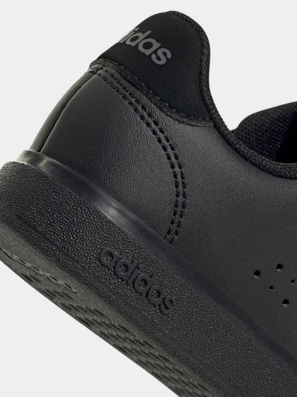 Noir - adidas Advantage Base 2.0 Baskets enfant à crochets et boucles