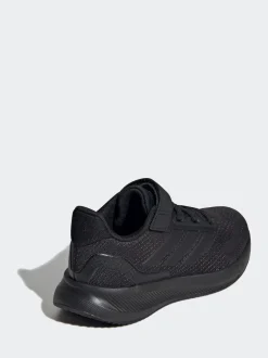 Noir - adidas Baskets de course Runfalcon 5 à lacets élastiques pour enfant
