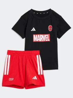 Noir - adidas Ensemble t-shirt et short Marvel Spider-Man bébé