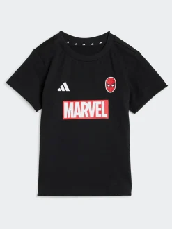 Noir - adidas Ensemble t-shirt et short Marvel Spider-Man bébé