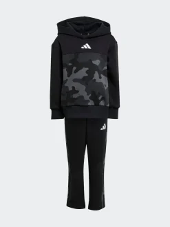 Noir - adidas Essentials Survêtement polaire camouflage Ensemble petits enfants
