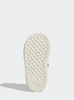 Noir - adidas Grand Court 2.0 Baskets à lacets élastiques bébé