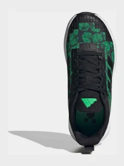 Noir - adidas Minecraft Fortarun 4.0 Baskets junior