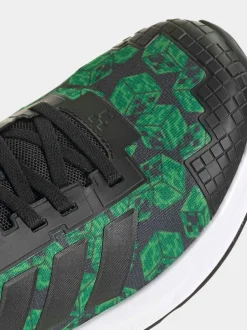 Noir - adidas Minecraft Fortarun 4.0 Baskets junior