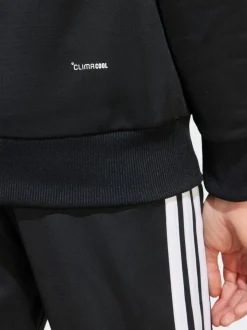 Noir - adidas Seasonal Essentials Tiberio 3-Rayure Tricot Kids Survêtement