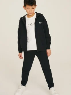 Noir - Baker by Ted Baker - Ensemble à capuche et jogging zippés en coton 100%.