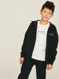 Noir - Baker by Ted Baker - Ensemble à capuche et jogging zippés en coton 100%.