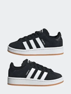 Noir - Baskets Adidas Original Campus 00s à lacets élastiques pour enfant