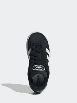 Noir - Baskets Adidas Original Campus 00s à lacets élastiques pour enfant