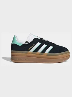 Noir - Baskets Adidas Original Gazelle Bold Junior