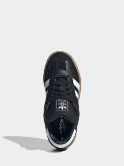 Noir - Baskets adidas Originals Samba XLG en dentelle junior