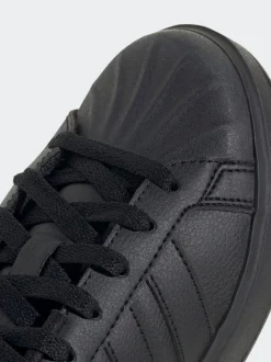 Noir - Baskets adidas Street Talk Dentelle Junior