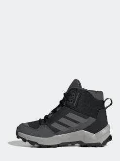 Noir - Baskets adidas Terrex Ax4r Mid randonnée enfant