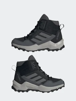 Noir - Baskets adidas Terrex Ax4r Mid randonnée enfant