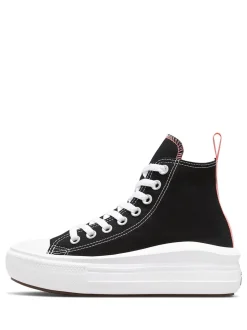 Noir - Baskets Converse Chuck Taylor Move pour les jeunes