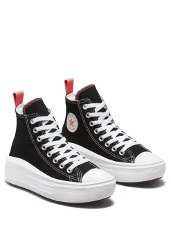 Noir - Baskets Converse Chuck Taylor Move pour les jeunes