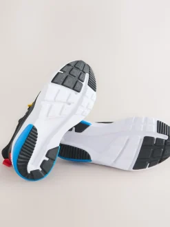 Noir - Baskets Mario à lacets élastiques