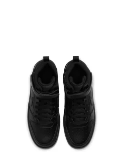 Noir - Baskets mi-Baskets du tribunal de Nike pour adolescents