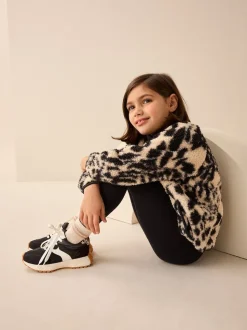 Noir - Baskets épaisses Dentelle-up