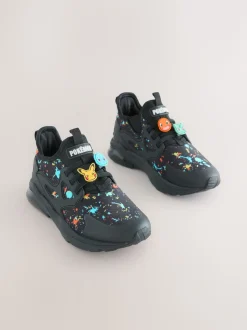 Noir - Baskets Pokemon à lacets élastiques