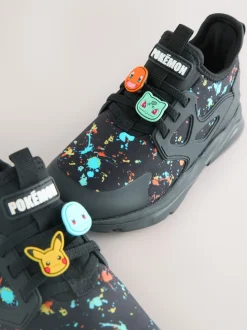Noir - Baskets Pokemon à lacets élastiques