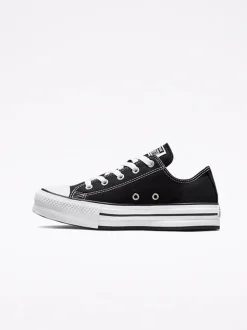 Noir - Baskets pour jeunes Converse EVA Lift Chuck Ox