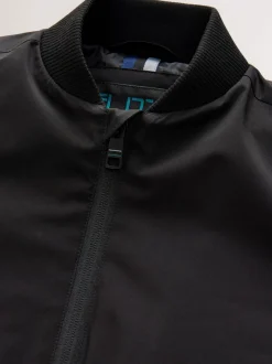 Noir - Blouson aviateur noir habillé (3-16ans)