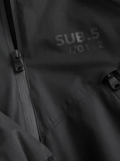 Noir - Blouson bomber imperméable (3-16ans)