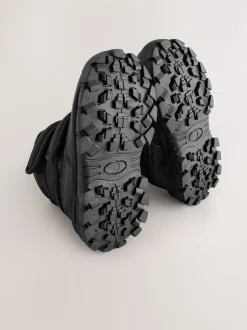 Noir - Bottes matelassées à fermeture par contact