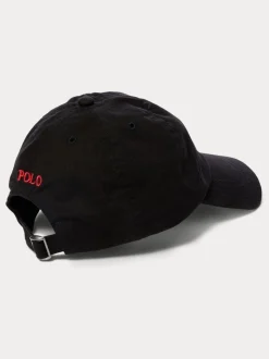 Noir - Casquette Polo Ralph Lauren Chinos
