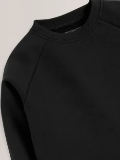 Noir - Chandail scolaire à col roulé (3-16ans)