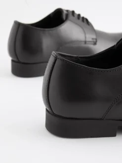 Noir - Chaussures en cuir pour l’école Dentelle up