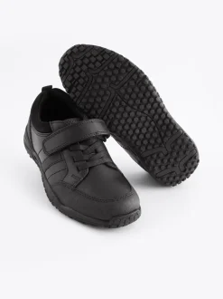 Noir - Chaussures School en cuir à élastique
