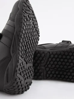 Noir - Chaussures School en cuir à élastique