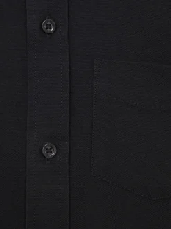 Noir - Chemise Oxford Reiss Greenwich à boutons