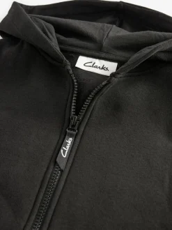 Noir - Clarks Sweat à capuche zippé