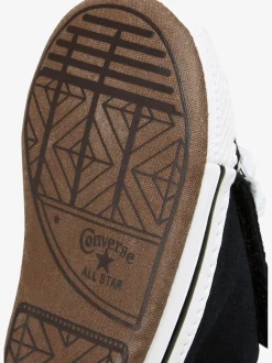 Noir - Converse Baskets Chuck Taylor en toile pour bébé