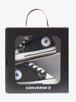 Noir - Converse Baskets Chuck Taylor en toile pour bébé