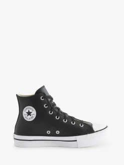 Noir - Converse Baskets EVA Leather Lift Youth