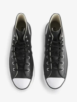 Noir - Converse Baskets EVA Leather Lift Youth