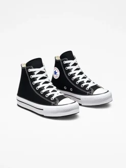 Noir - Converse Eva Baskets montante pour jeunes