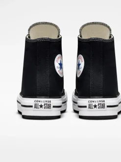 Noir - Converse Eva Baskets montante pour jeunes