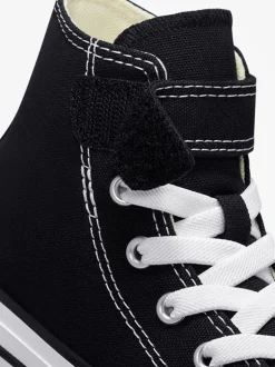 Noir - Converse 1V High Top Junior Trainers