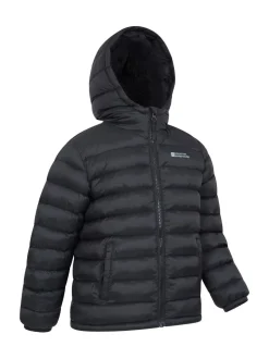 Noir - Doudoune Mountain Warehouse Seasons imperméable doublée de fausse fourrure