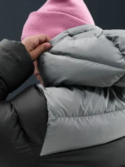 Noir - Doudoune Nike color block