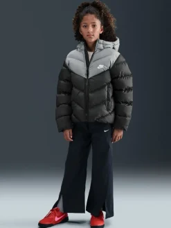 Noir - Doudoune Nike color block